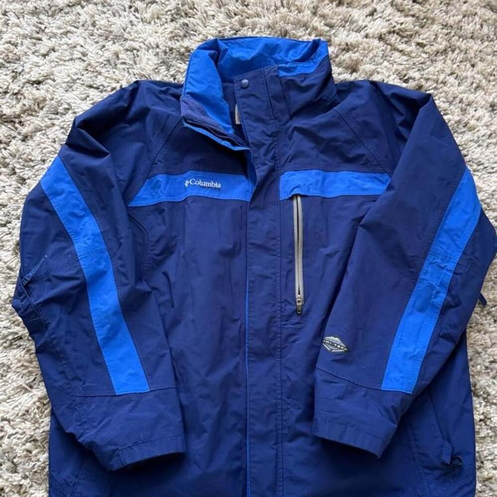 Columbia Vertex Omni-Tech Jacket Navy Blue